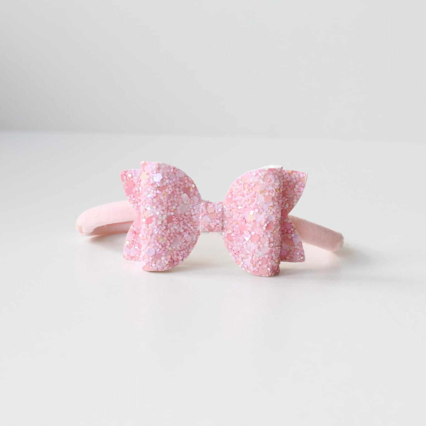Medium deluxe glitter bows | 20 Colours | Clip or headband