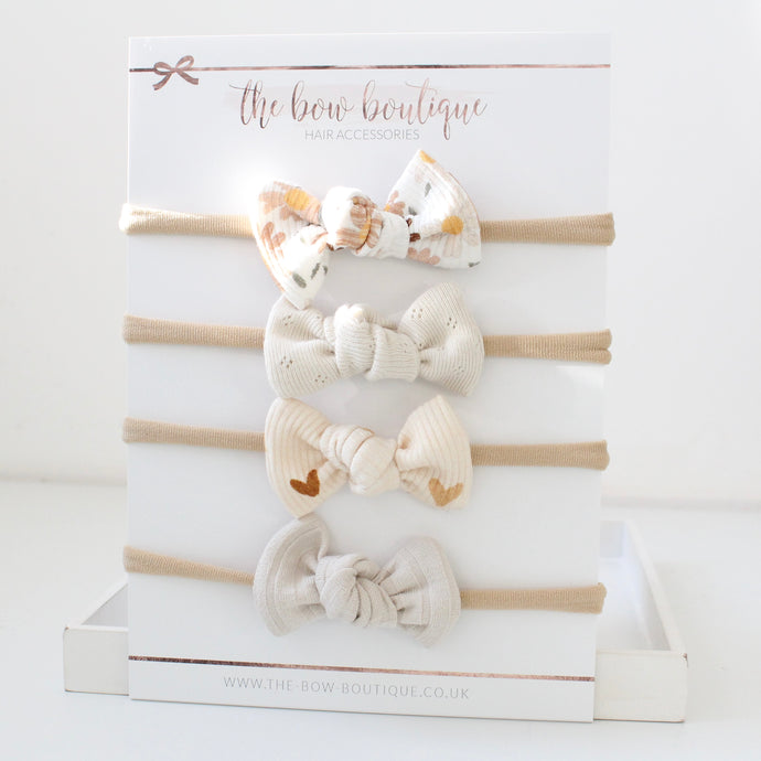 The neutral jersey headband set