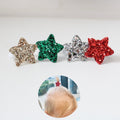My first Christmas glitter star bobbles