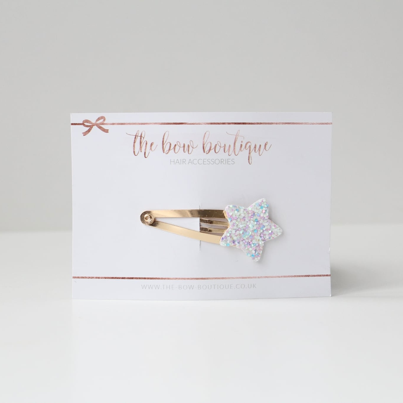 Glitter star snappy clips | 21 colours