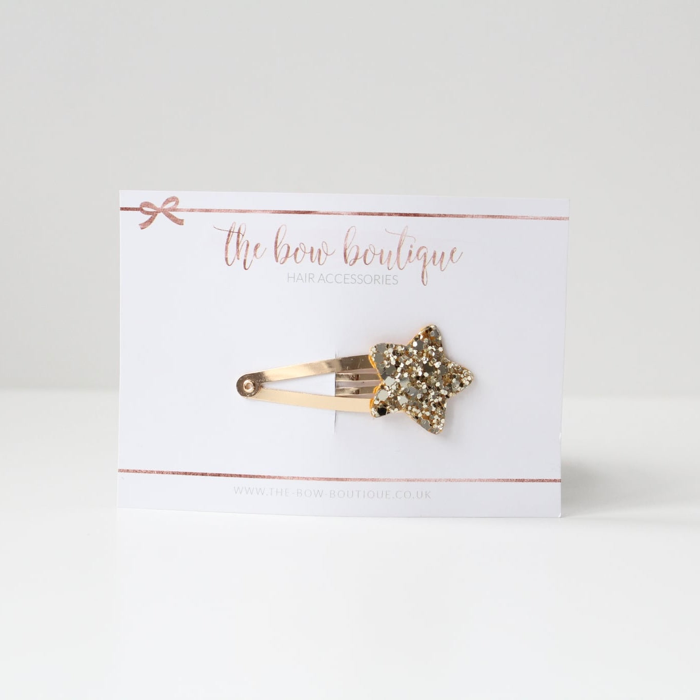 Glitter star snappy clips | 21 colours