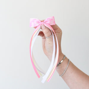 Tail pinch ribbon bows - 2 sizes