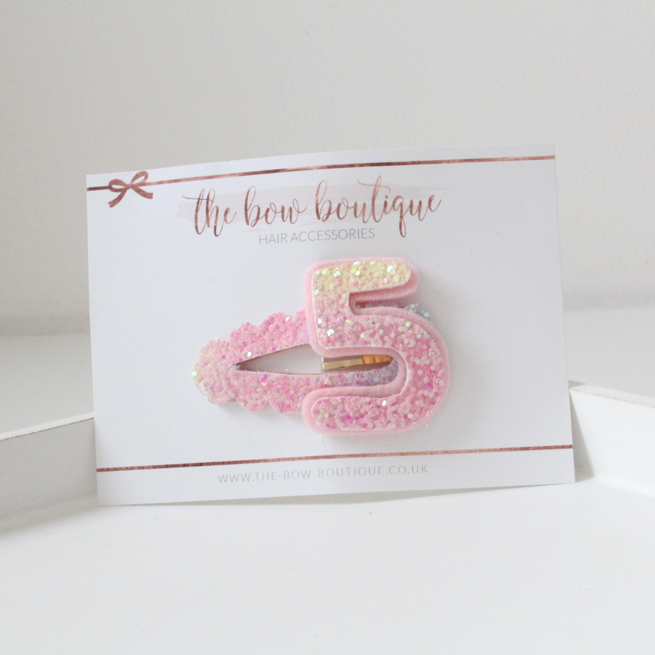 Birthday snappy clip | Pastel rainbow