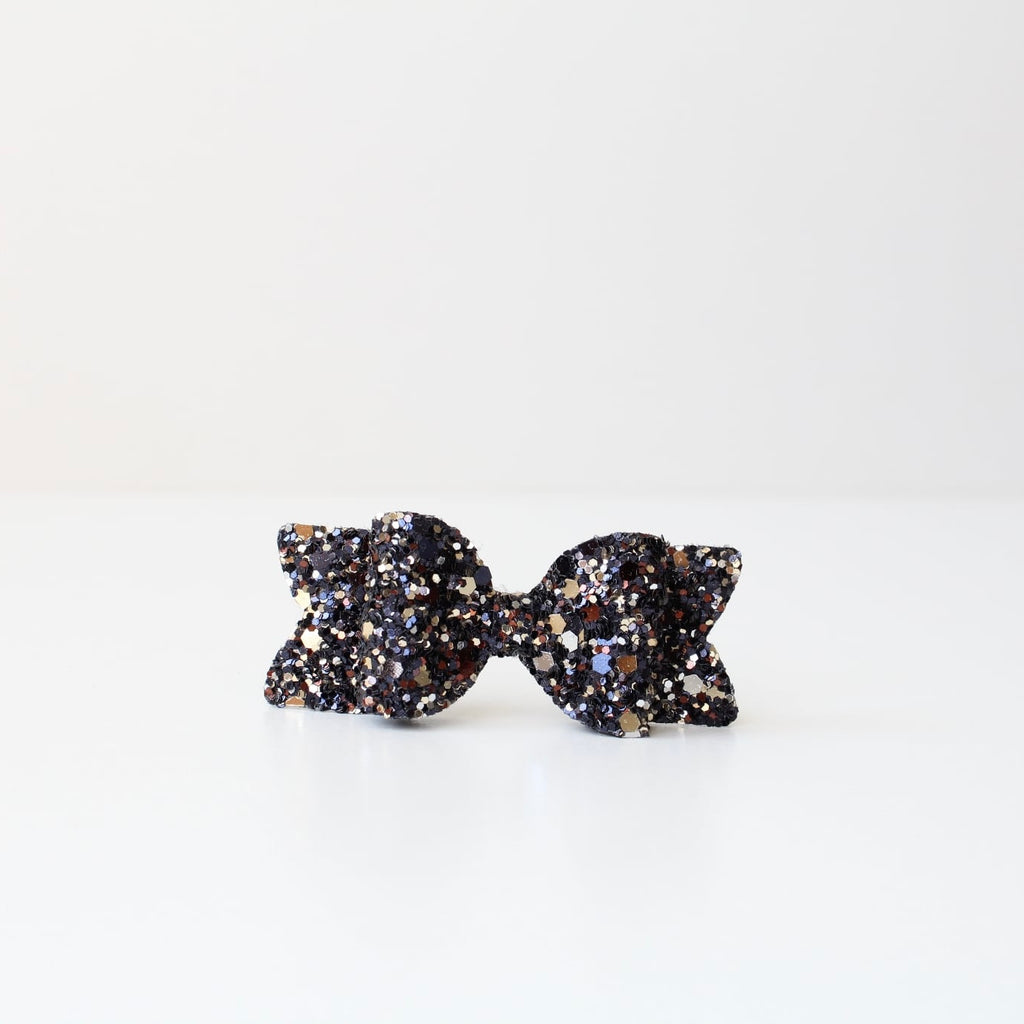 Small chunky glitter bows | 22 Colours | Clip or headband