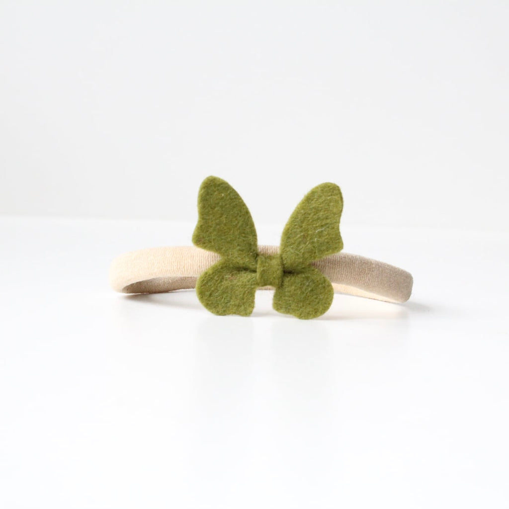 Felt butterflys | 26 Colours | 2 Sizes | Clip or headband
