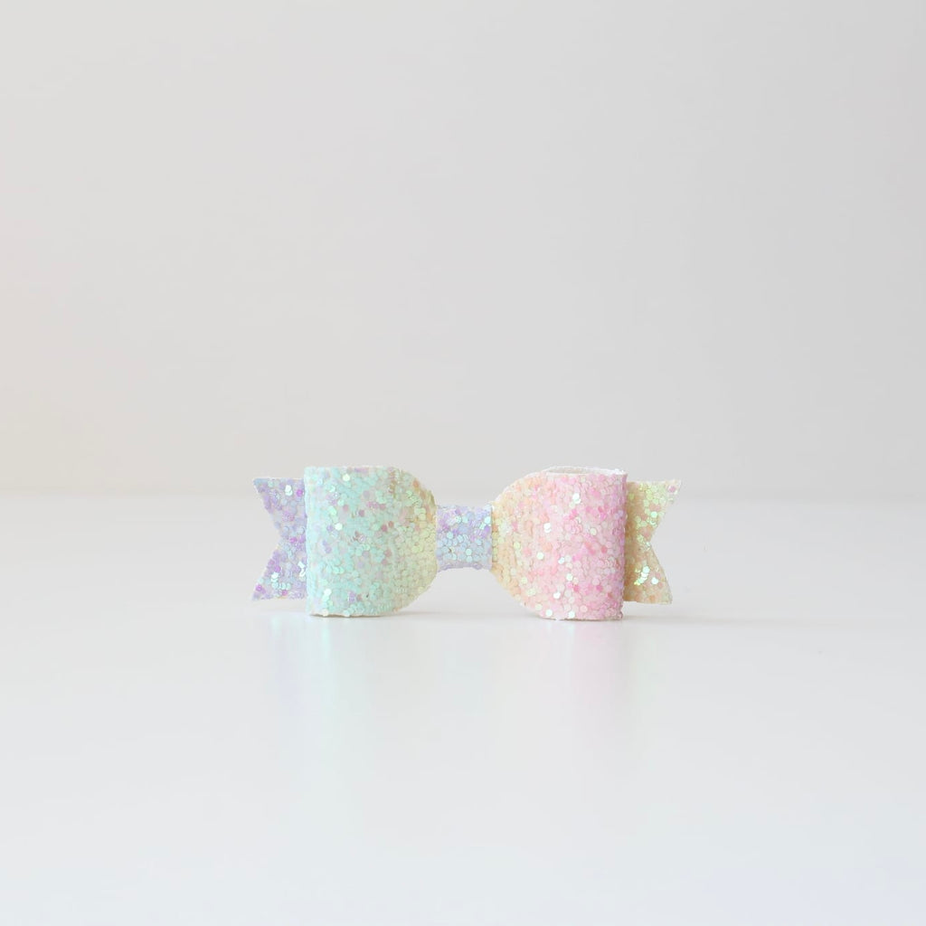 Small glitter bows | 22 Colours | Clip or headband
