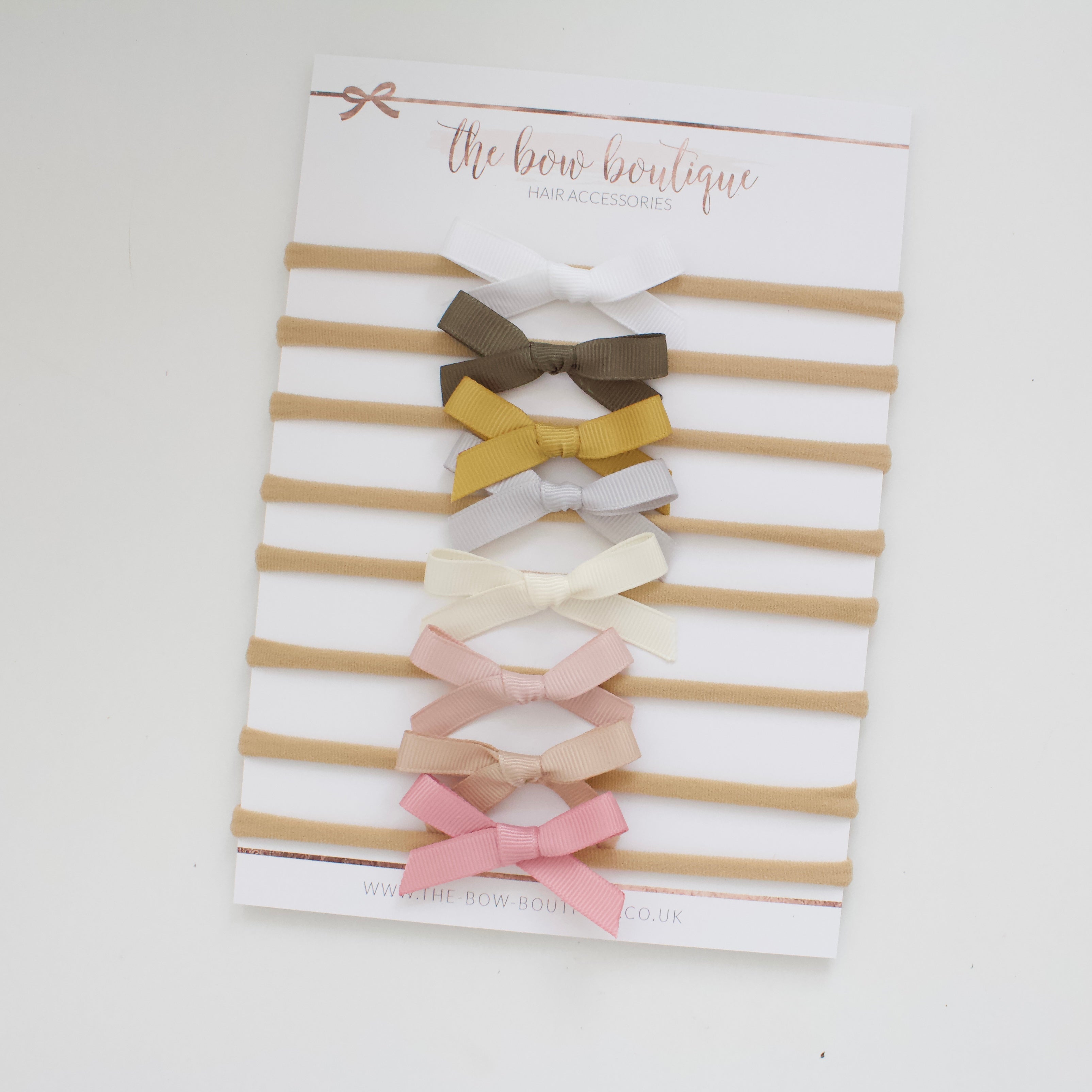 Hand tied ribbon bow headbands | 41 Colours