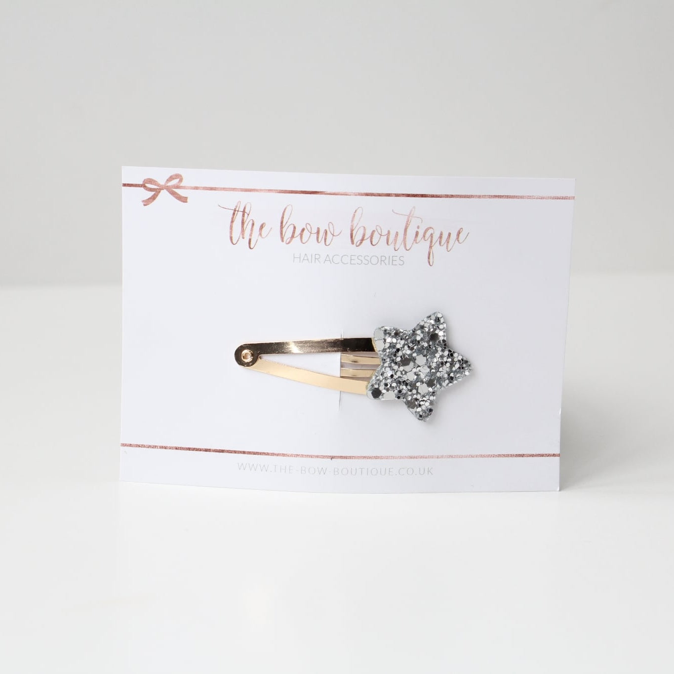Glitter star snappy clips | 21 colours