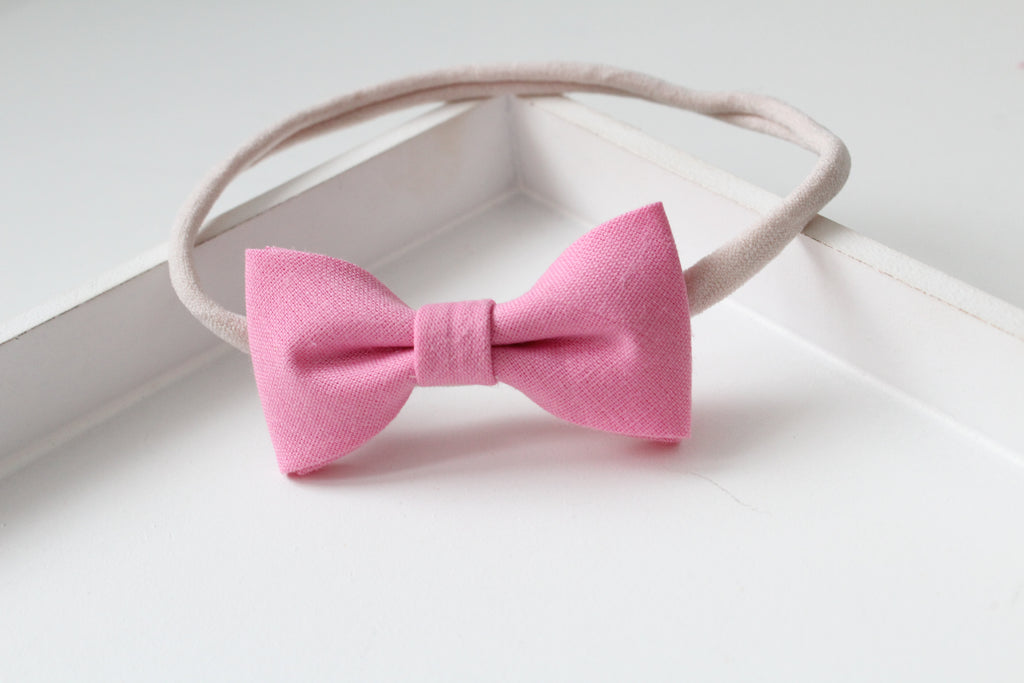 Cotton pinch bows | 23 Colours Clip or headband