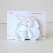 Load image into Gallery viewer, Colourfun pearl ribbon bows (8 Colours)