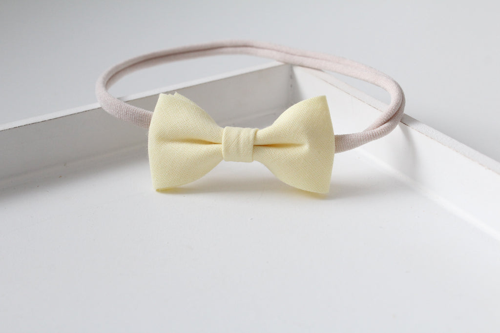 Cotton pinch bows | 23 Colours Clip or headband