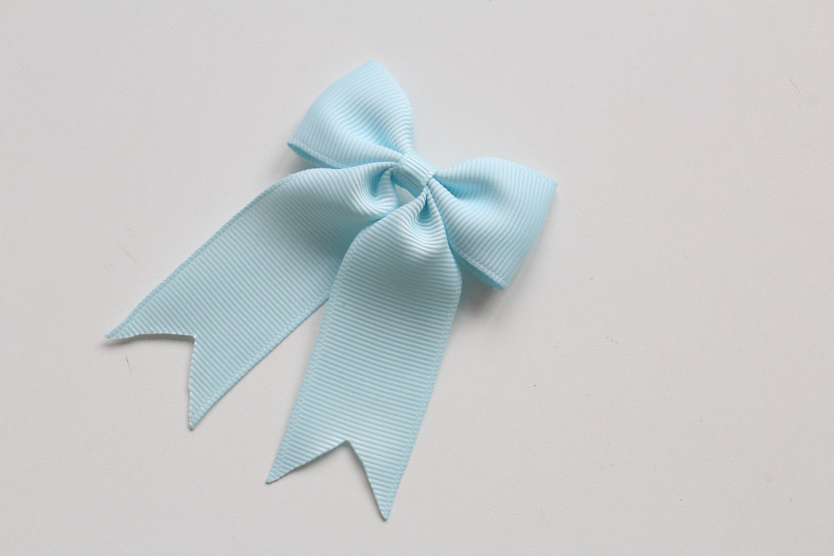 Personalised tail pinch ribbon bows | 33 colours