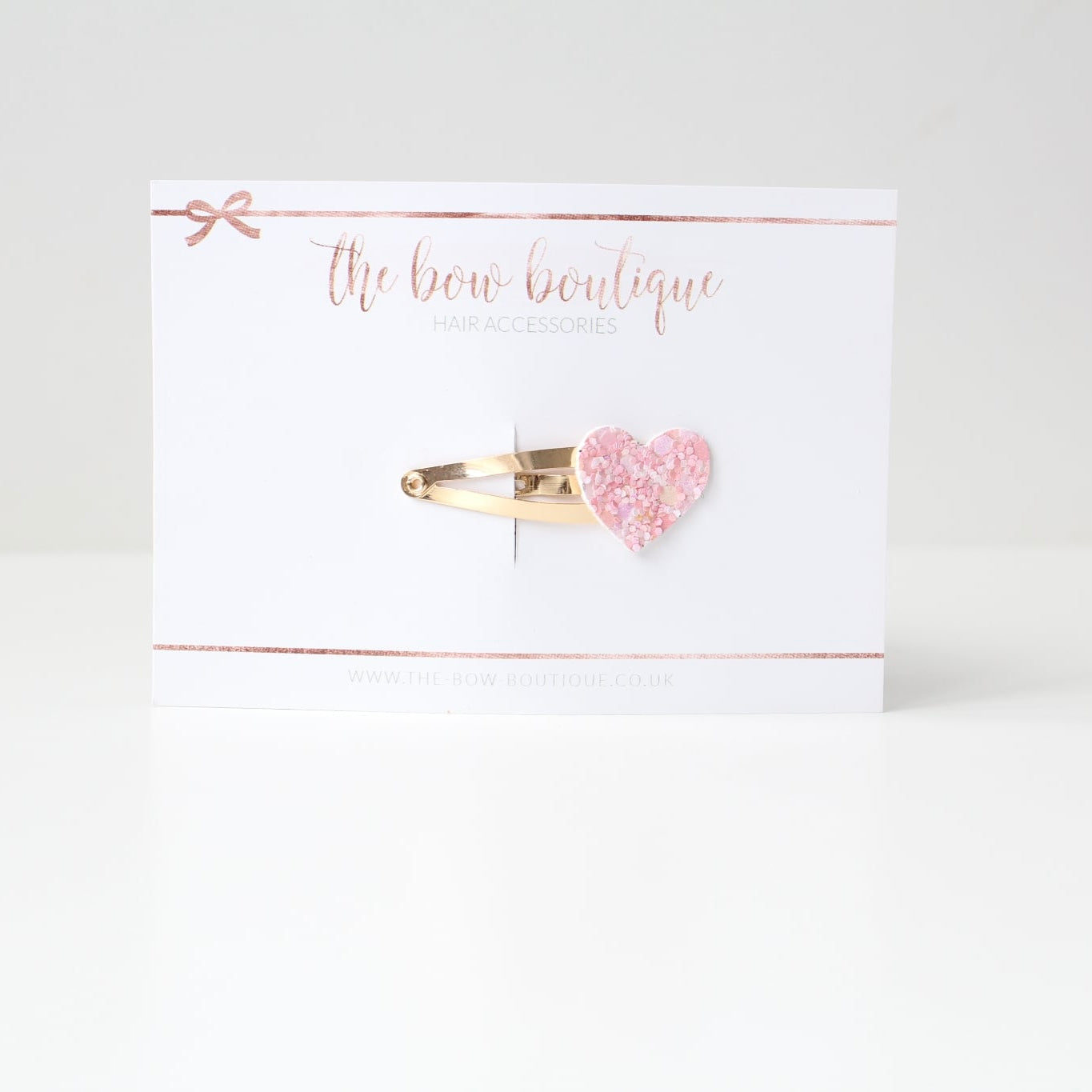 My first glitter heart snappy clip | 20 Colours