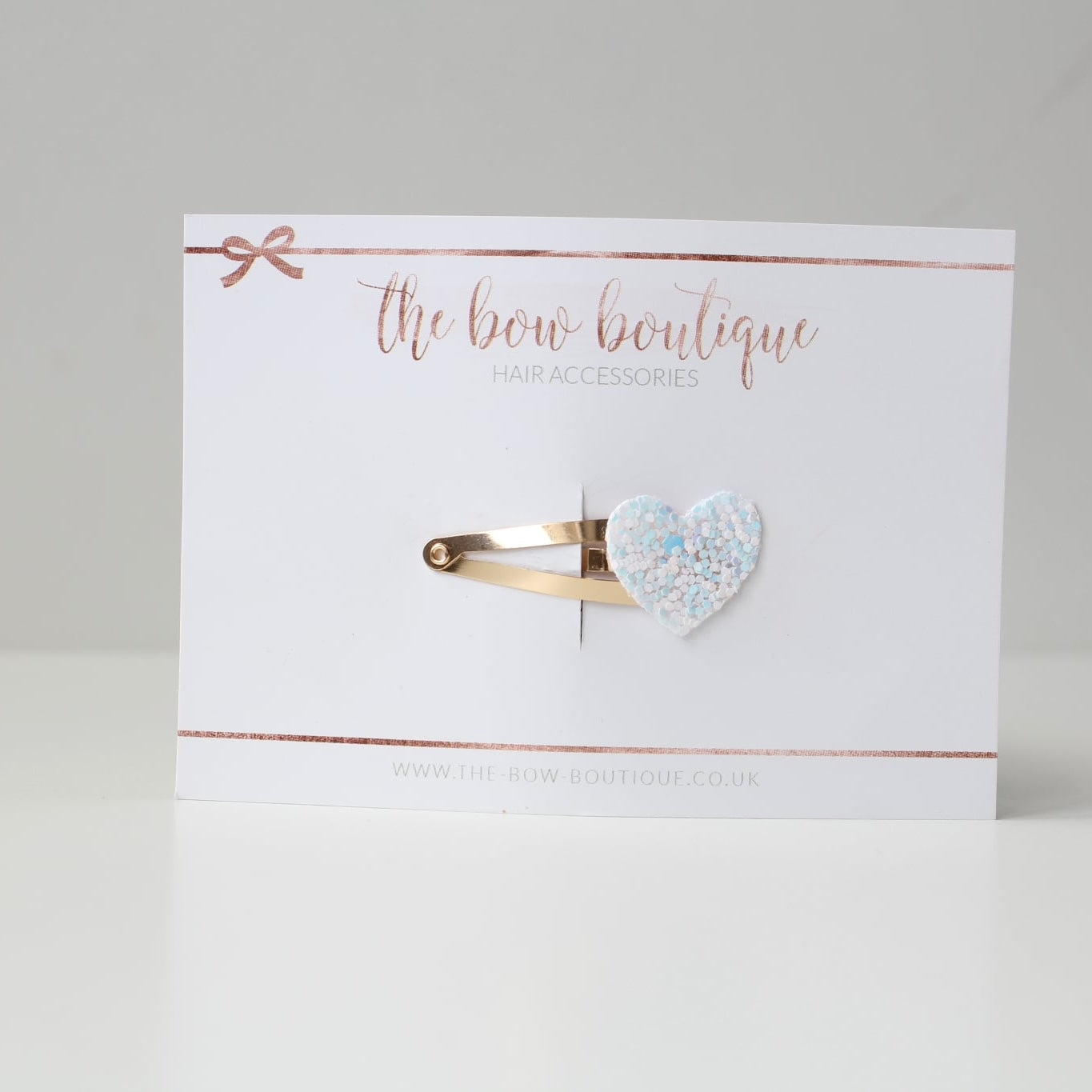 My first glitter heart snappy clip | 20 Colours