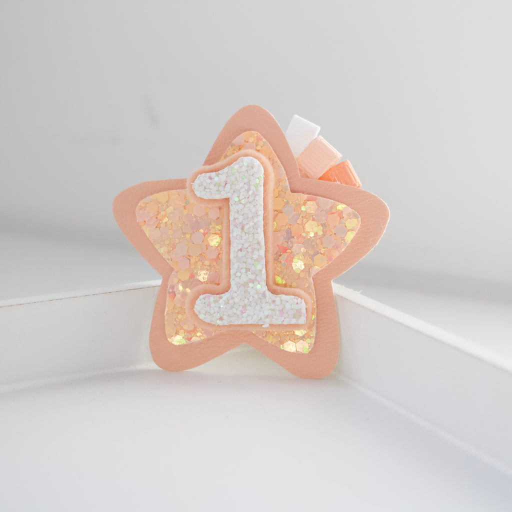 Birthday star clip