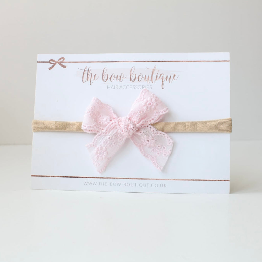 Precious hand tied bow | Clip, headband or bobble