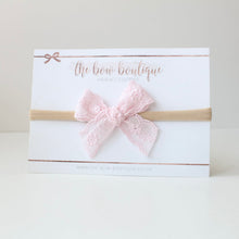 Load image into Gallery viewer, Precious hand tied bow | Clip, headband or bobble