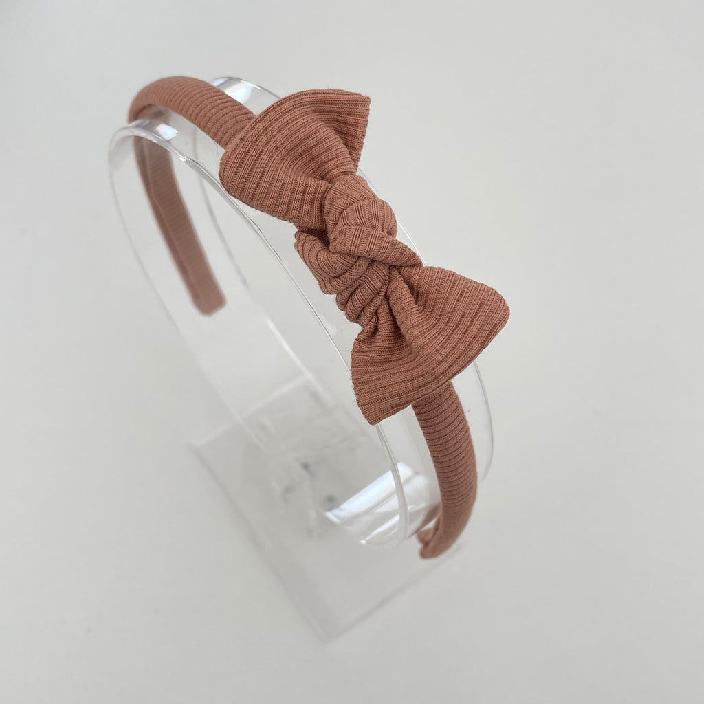 Ribbed knot Alice headband | 23 colours