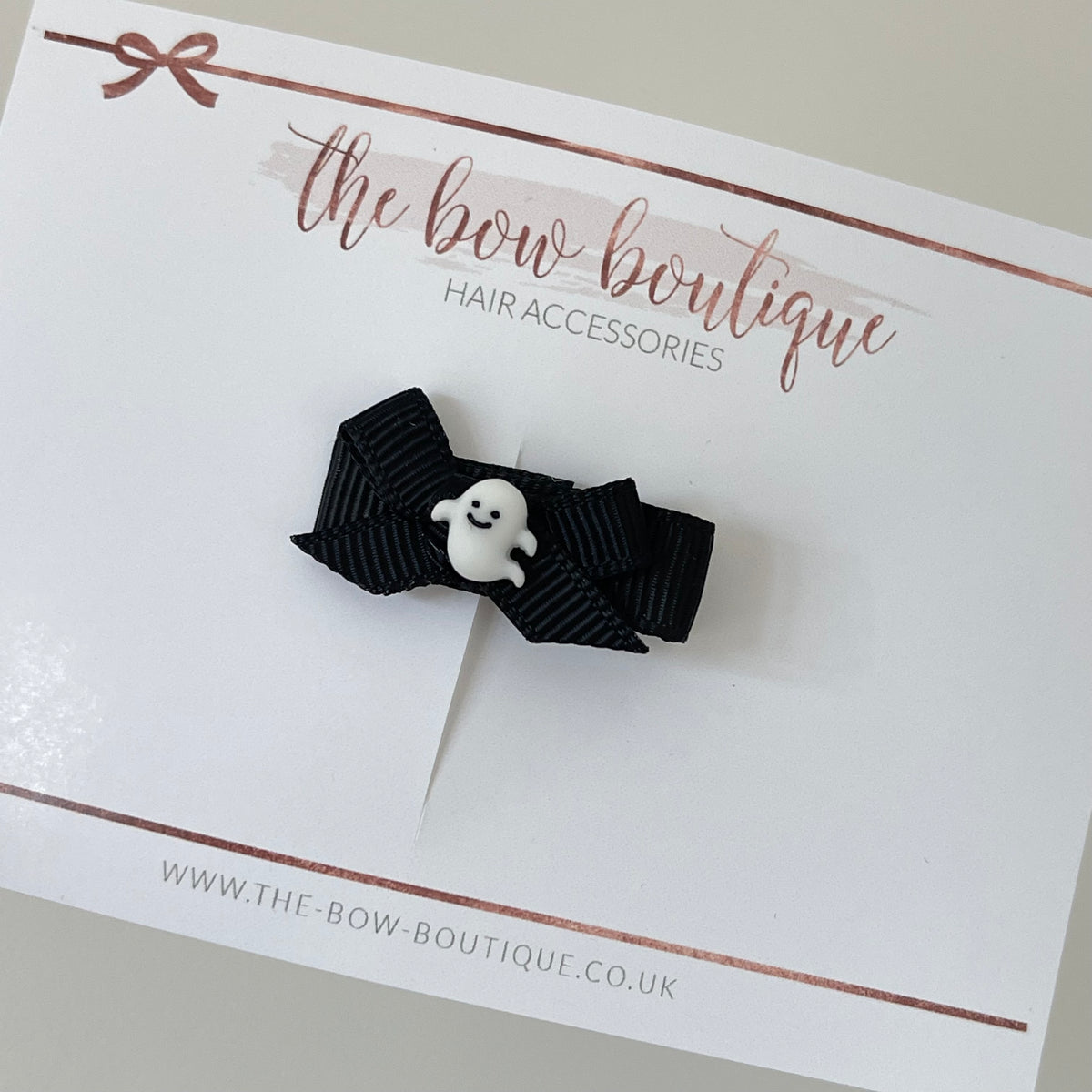 My first halloween ghost bows