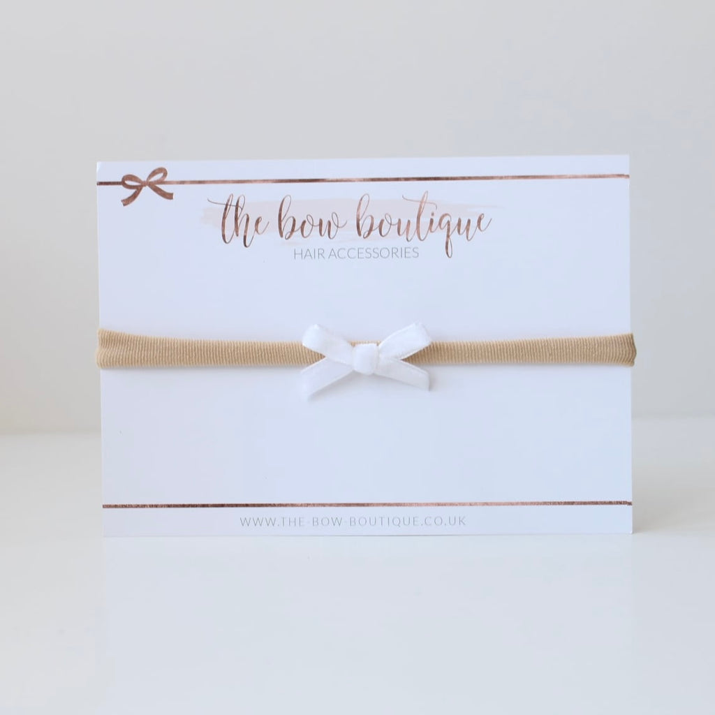 My petite velvet bow | 6 colours | Clips & headbands