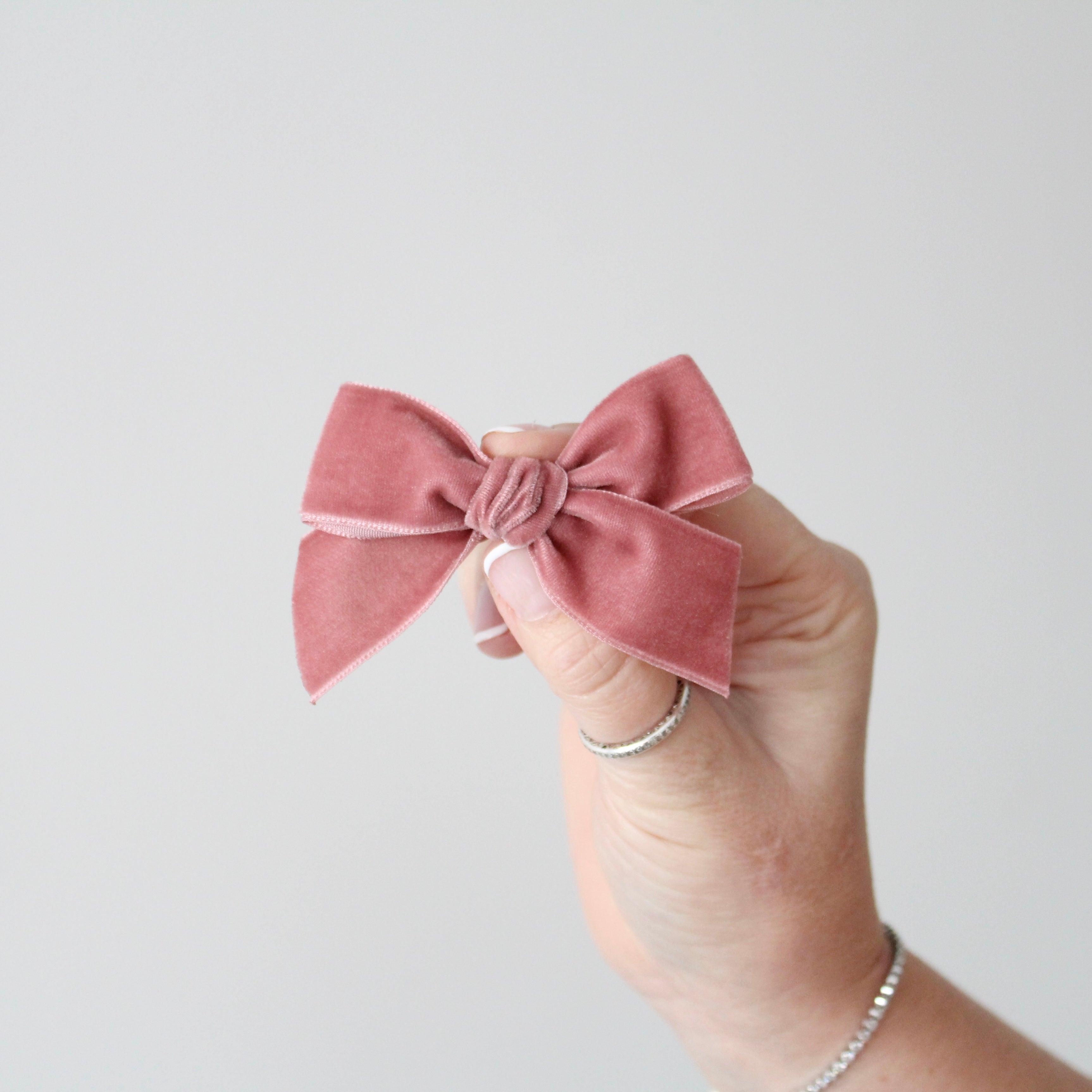Velvet ribbon bows | 14 colours