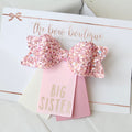 Big sister bows | Small chunky hair clip
