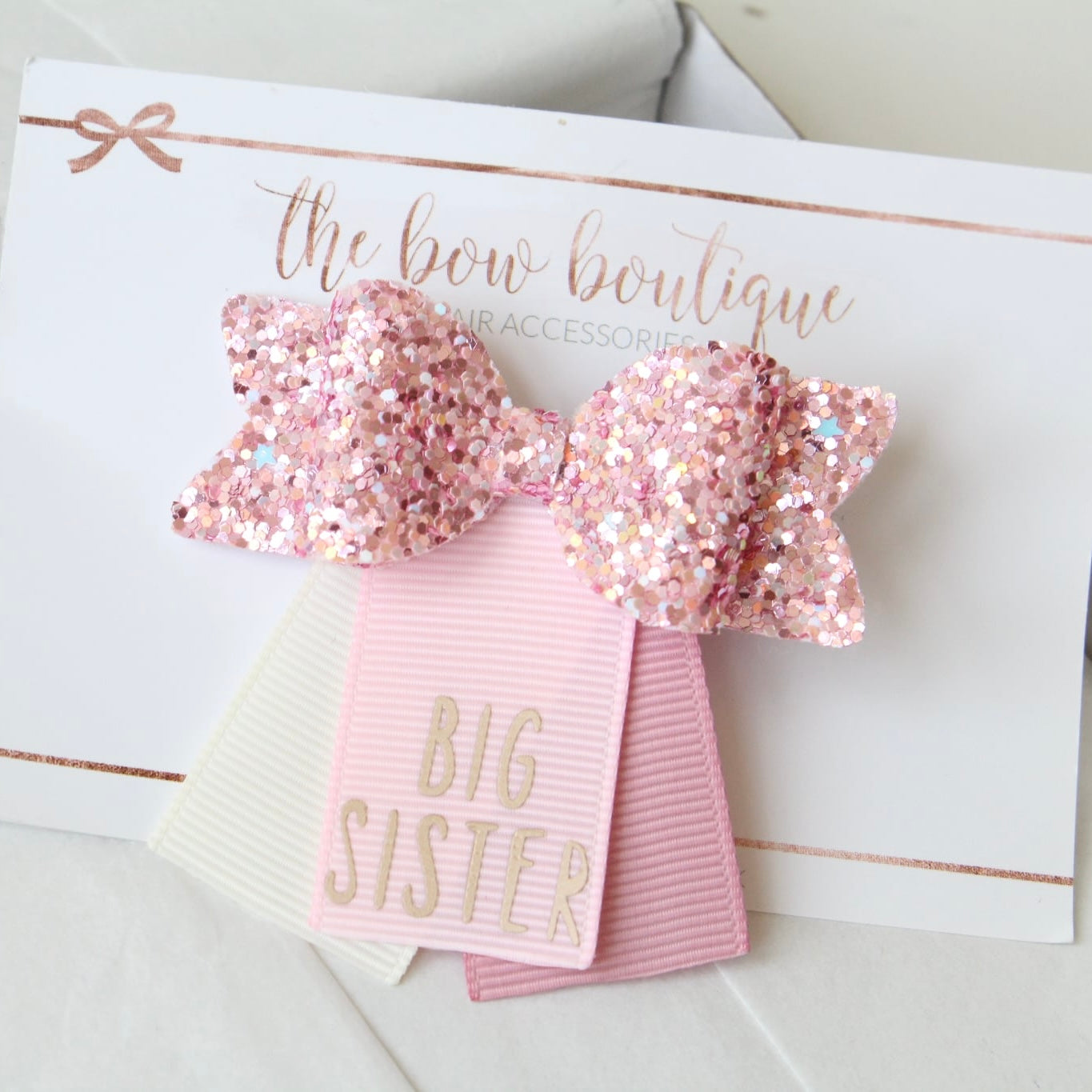 Big sister bows | Small chunky hair clip