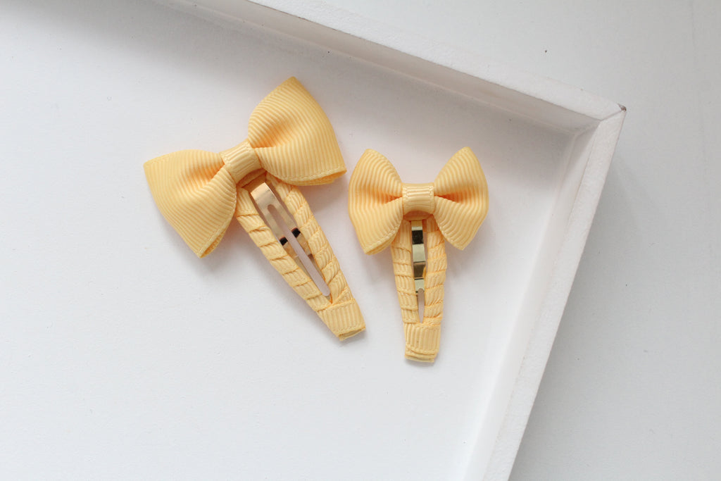 Pinch bow snappy clips | 32 Colours | 2 Sizes