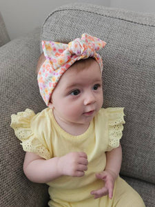 Summer floral headwrap - NEW COLOUR LIMITED EDITION