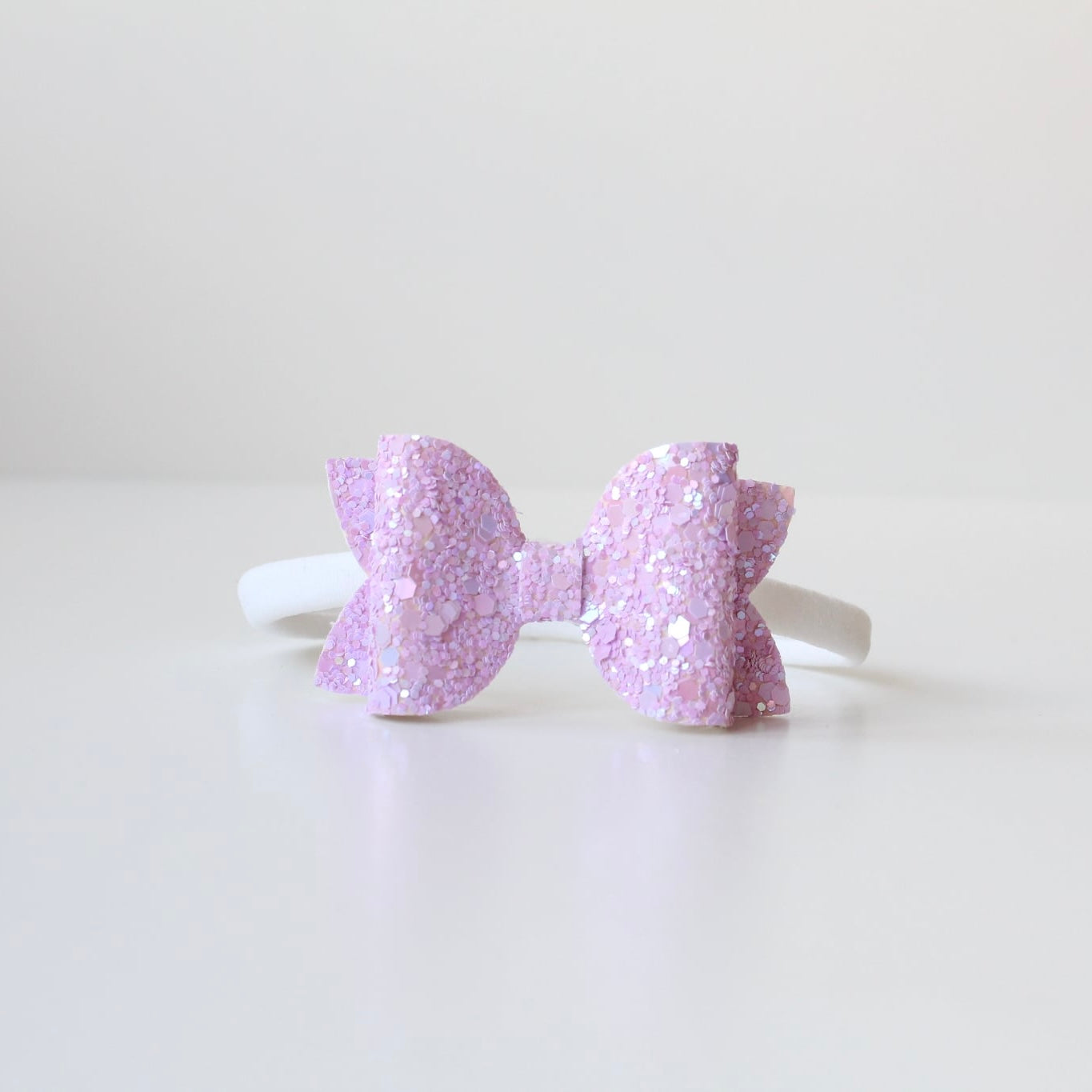 Medium deluxe glitter bows | 20 Colours | Clip or headband