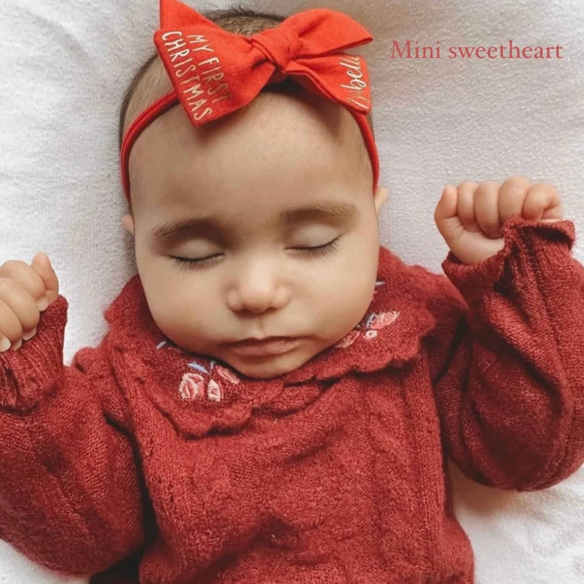My first Halloween  & my first Christmas bows | Option to personalise | Clip or headband