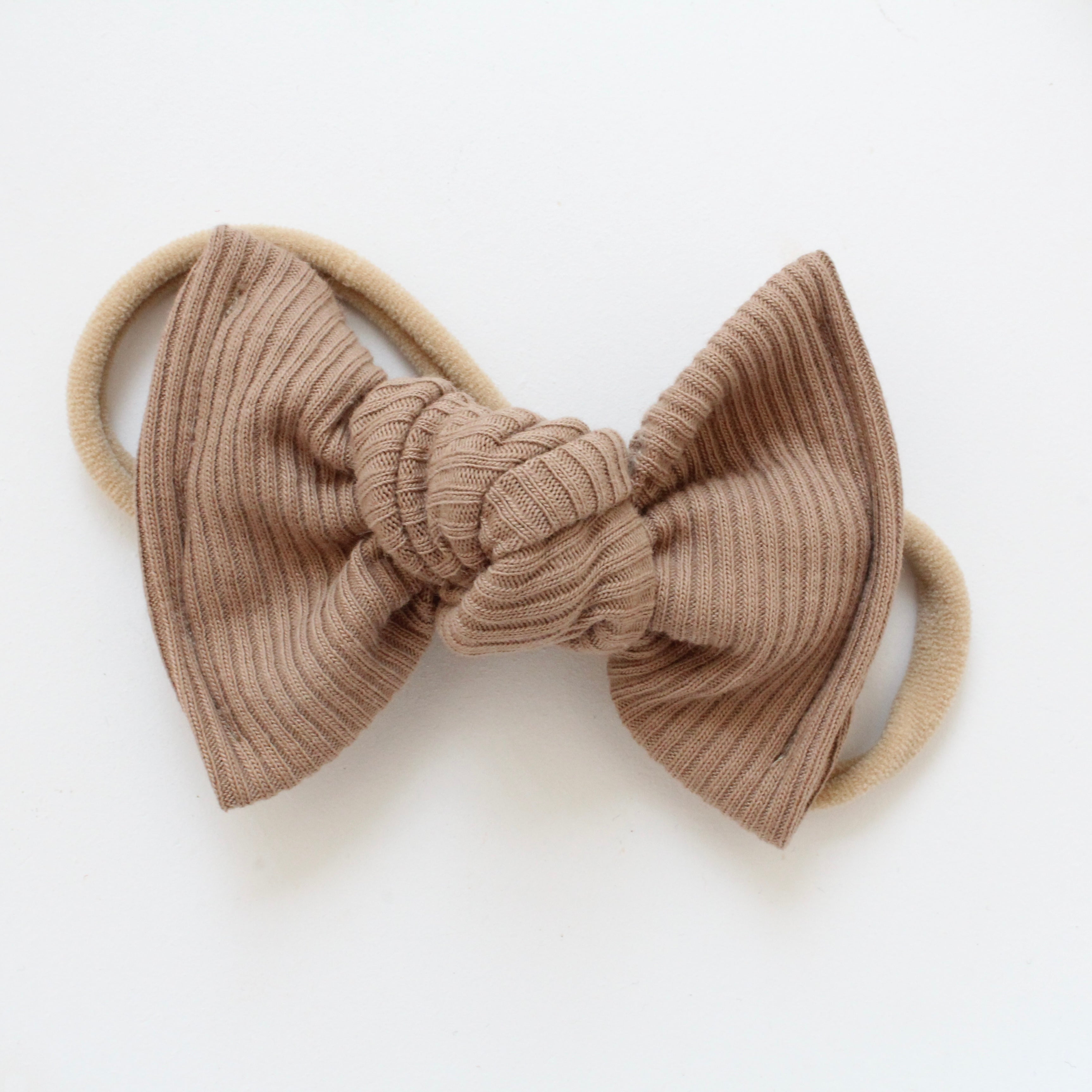 Large jersey ribbed knot bows | 20 Colours