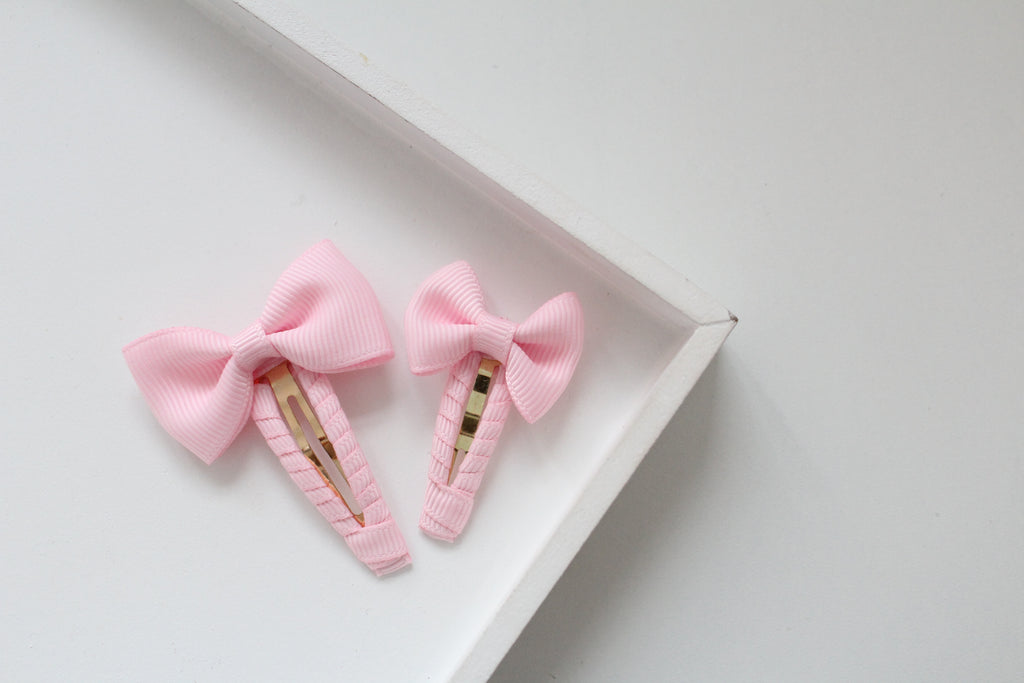 Pinch bow snappy clips | 32 Colours | 2 Sizes