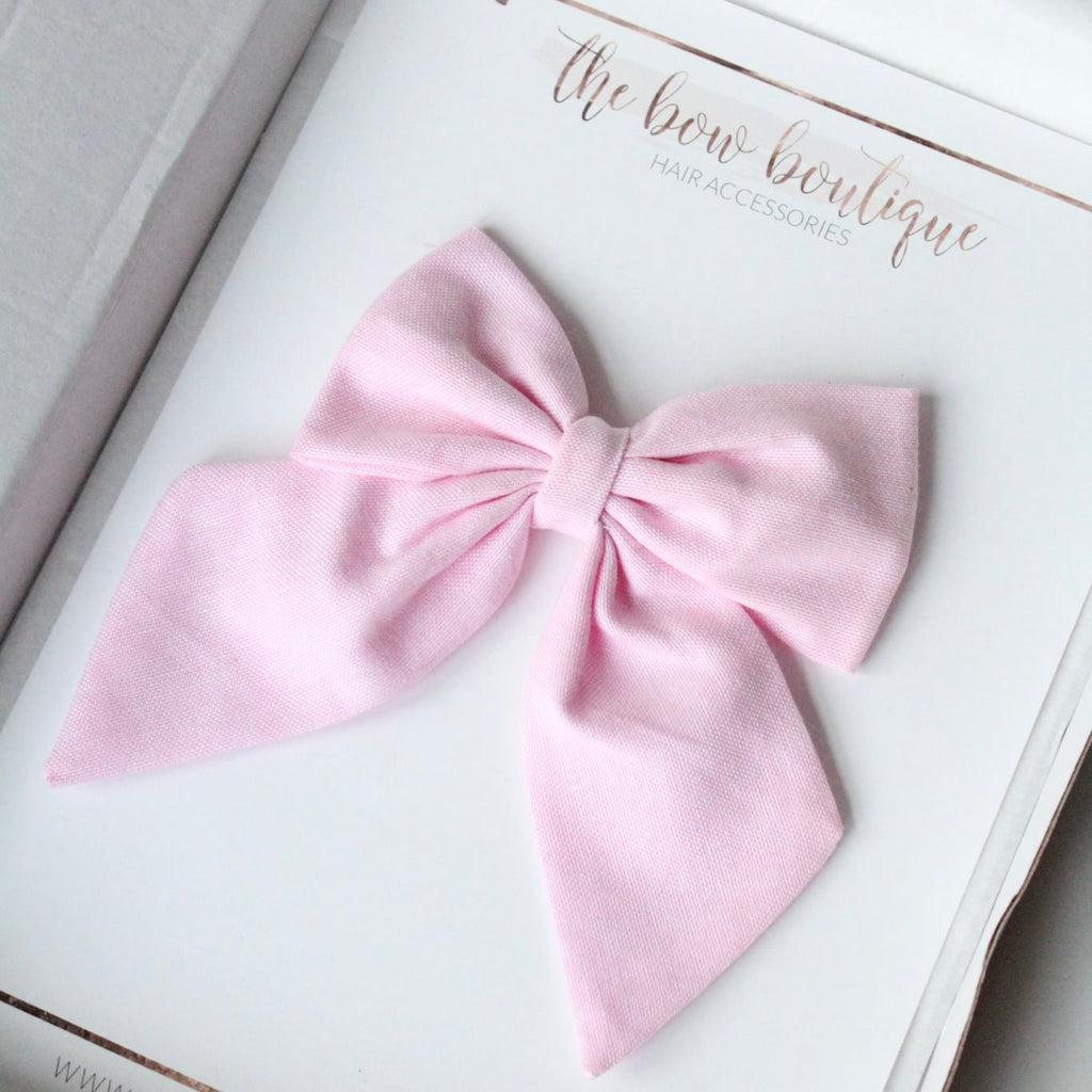 Pink Signature Bow | Clip or bobble