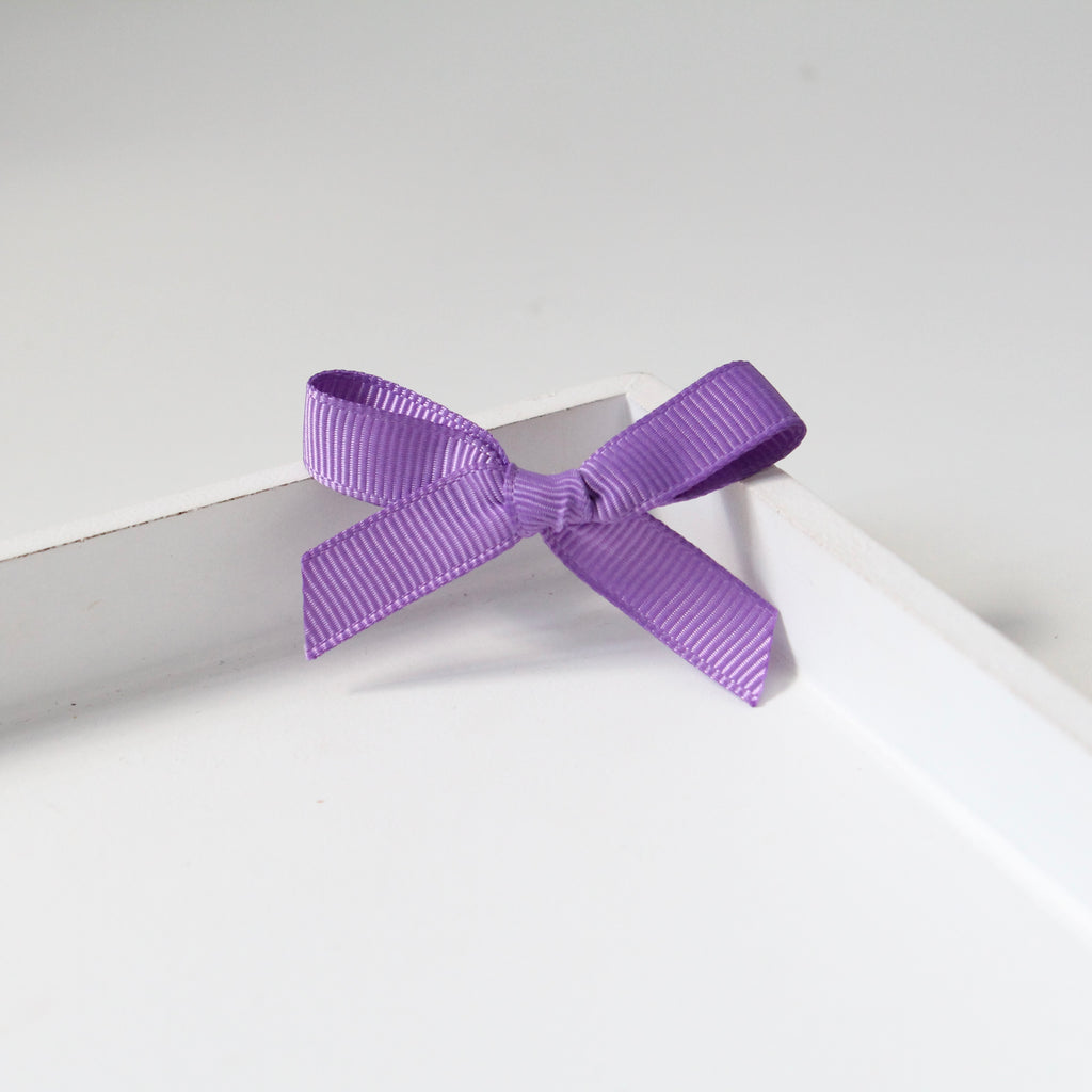 Hand tied ribbon bow clips | 41 Colours