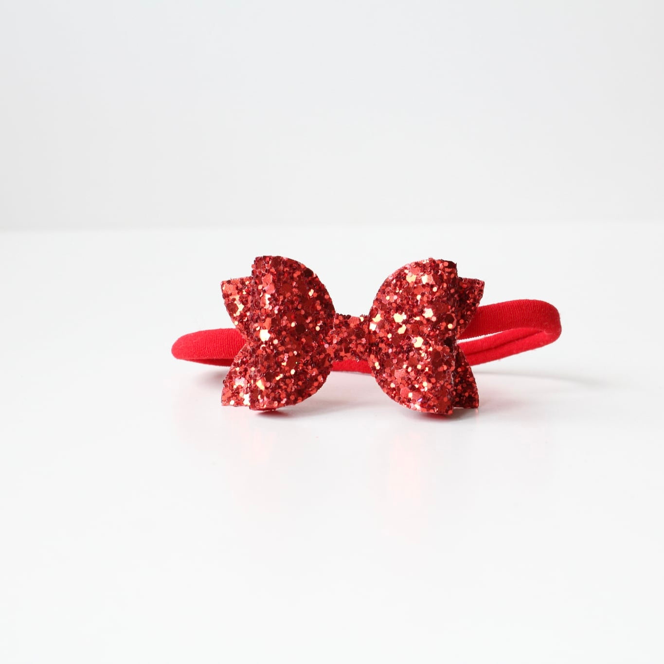 Medium deluxe glitter bows | 20 Colours | Clip or headband
