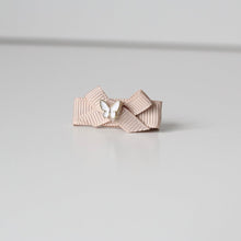 Load image into Gallery viewer, My first beige ribbon butterfly clip