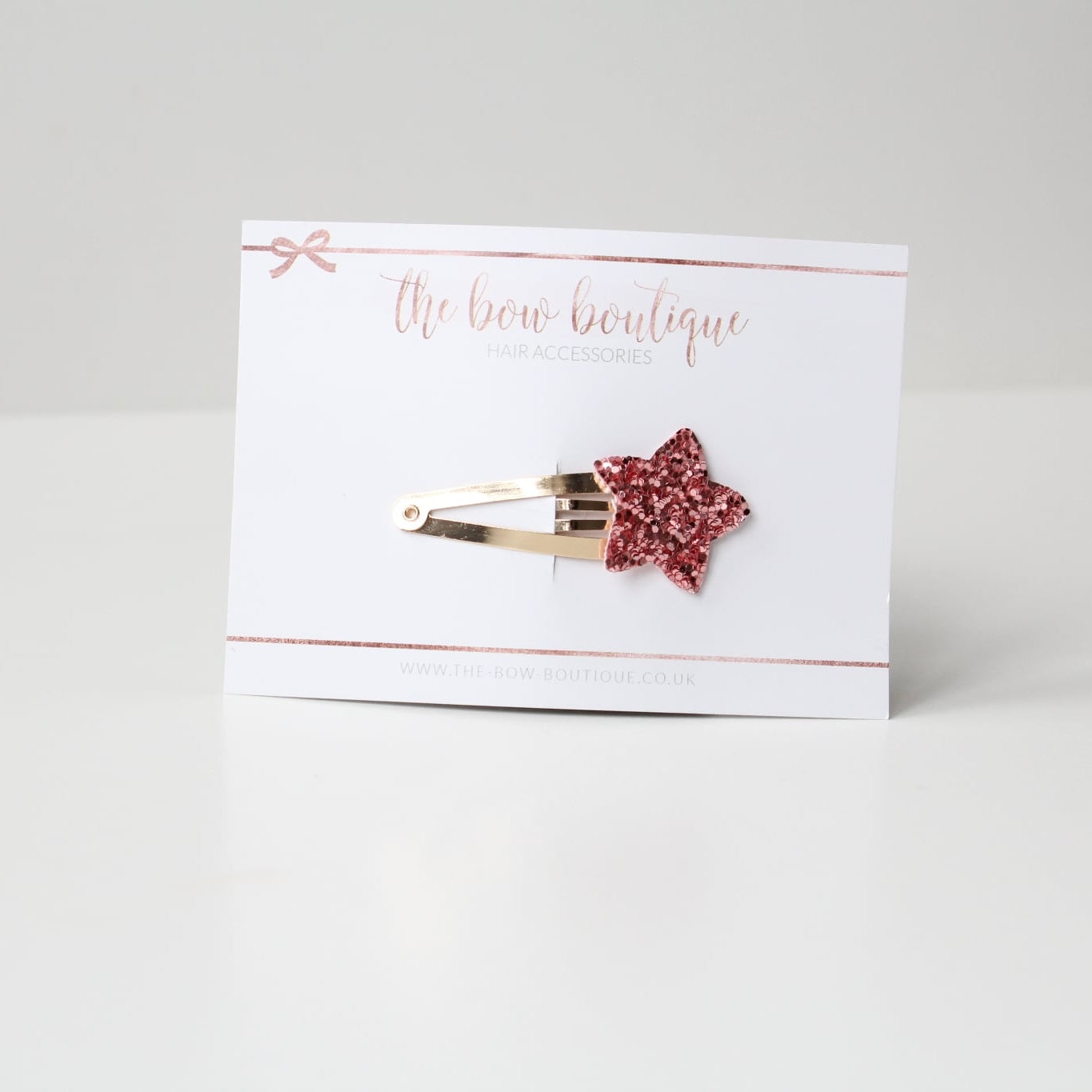 Glitter star snappy clips | 21 colours