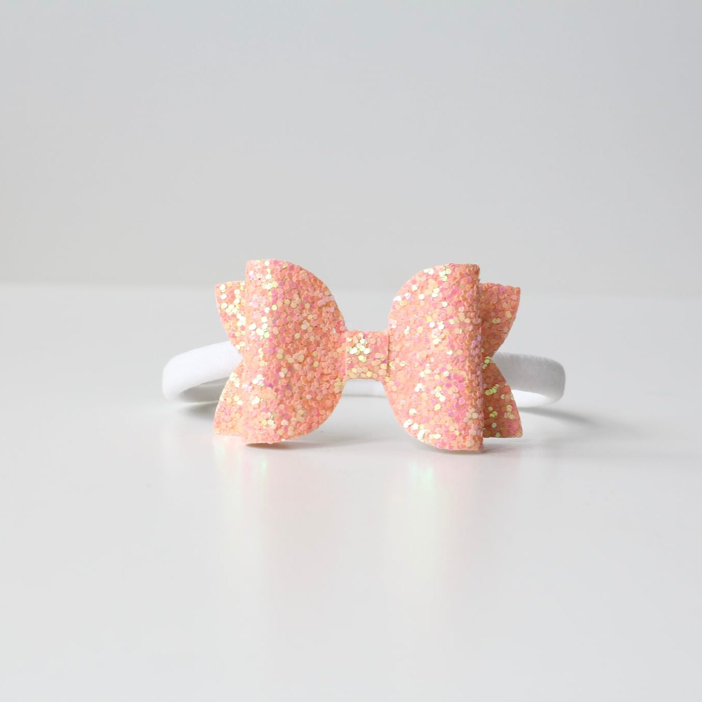 Medium deluxe glitter bows | 20 Colours | Clip or headband