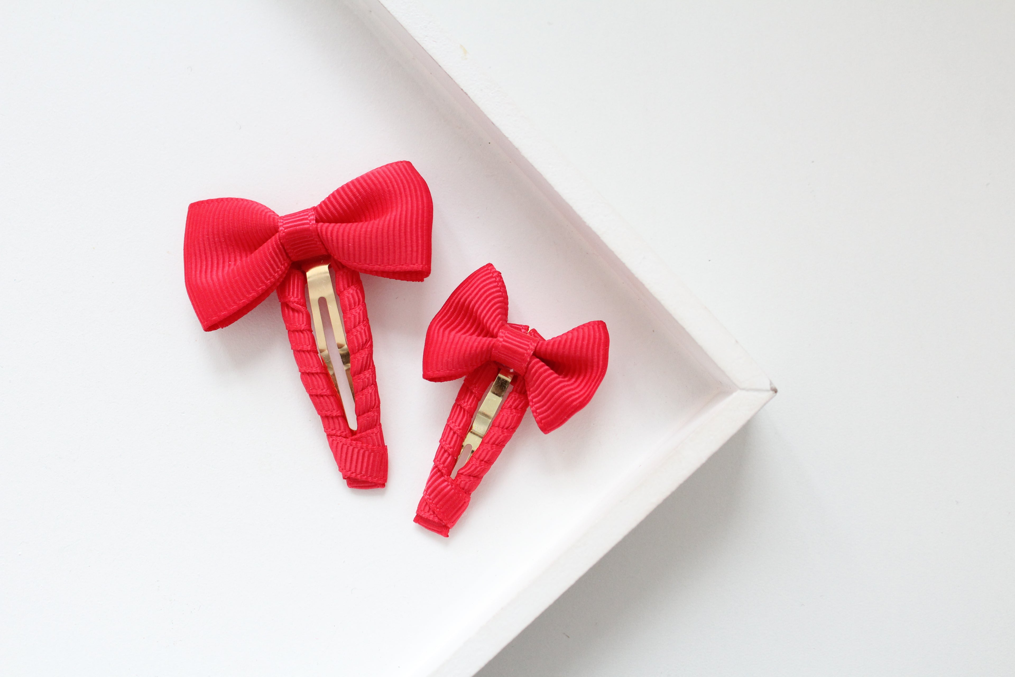 Pinch bow snappy clips | 32 Colours | 2 Sizes