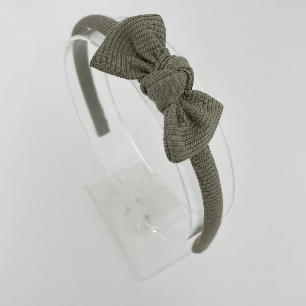 Ribbed knot Alice headband | 23 colours