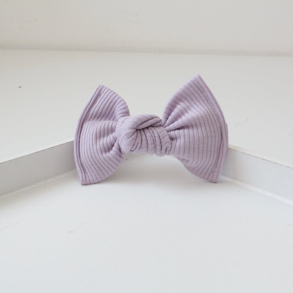 Large jersey ribbed knot bows | 20 Colours