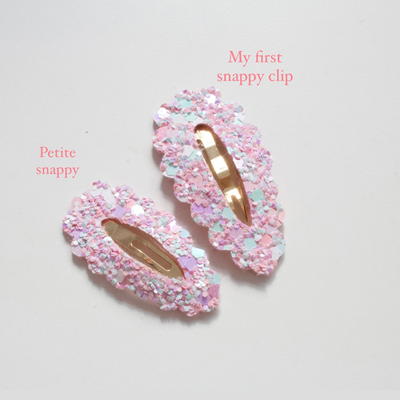 My first glitter snappy clips | 21 colours