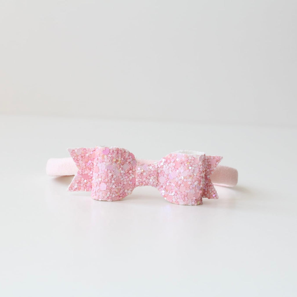 Small glitter bows | 22 Colours | Clip or headband