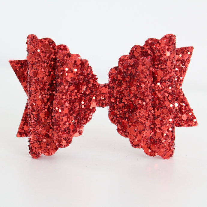 Red bow clip