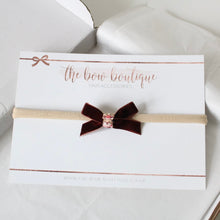 Load image into Gallery viewer, My first christmas velvet bows