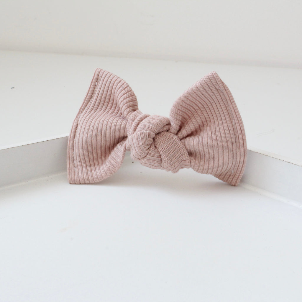 Large jersey ribbed knot bows | 20 Colours