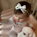 Vintage heart bow | Clip, headband or bobble