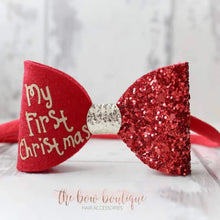 Load image into Gallery viewer, My first christmas bows