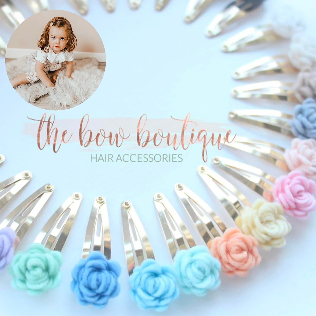 My first mini flower snappy clips | 24 Colours